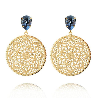 Alexandra Earrings Montana Gold