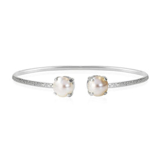 Classic Petit Bracelet Pearl Rhodium