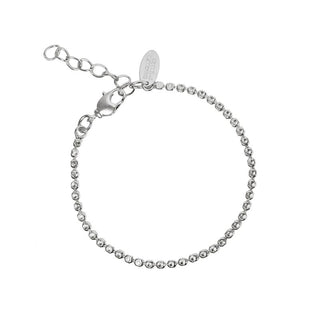 Diamond Chain Bracelet Rhodium