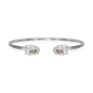 Petit Drop Bracelet Crystal Rhodium