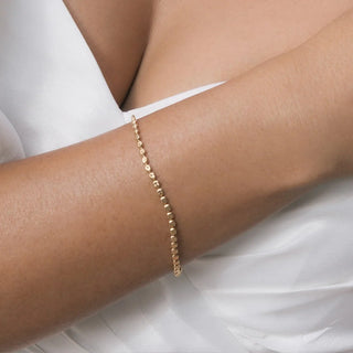 Diamond Chain Bracelet Gold