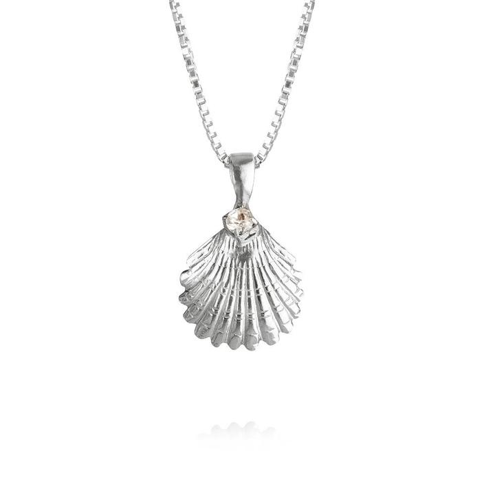 Caroline Svedbom Shell Necklace Crystal