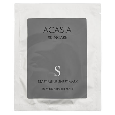 Acasia Skincare start me up sheet mask