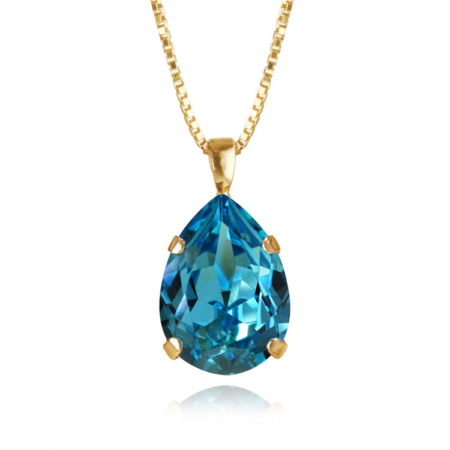 Caroline Svedbom Classic Drop Necklace Light Turquoise