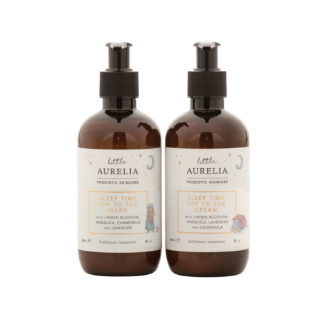 Aurelia Probiotic Skincare Sleep Time Top to Toe Wash and Cream Duo